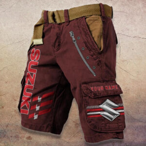 Sportswearmerch Suzuki Car Denim Shorts For Fan