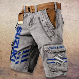 Sportswearmerch Suzuki Car Denim Shorts For Fan