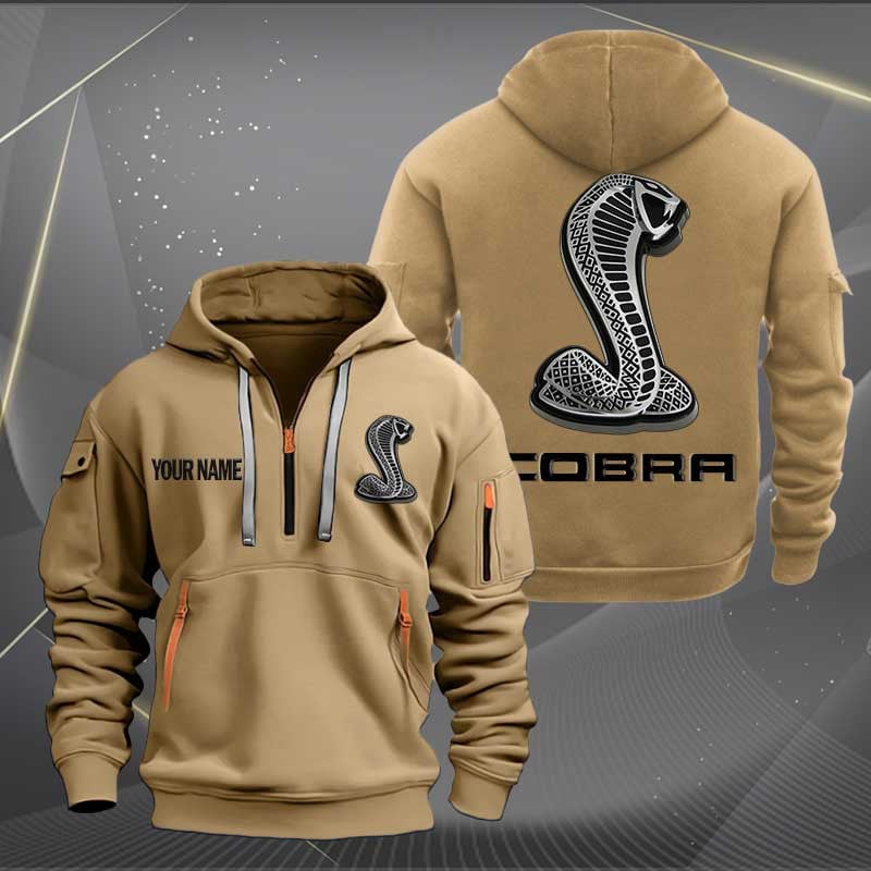 Sportswearmerch SVT Cobra Car Half Zip Hoodie For Fan