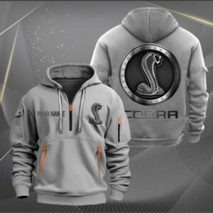 Sportswearmerch SVT Cobra Car Personalized Half Zip Hoodie For Fan