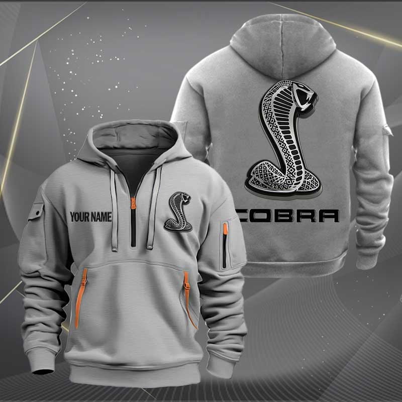 Sportswearmerch SVT Cobra Car Personalized Half Zip Hoodie For Fan