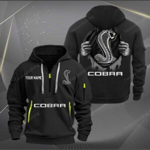 Sportswearmerch SVT Cobra Car Personalized Half Zip Hoodie For Fan