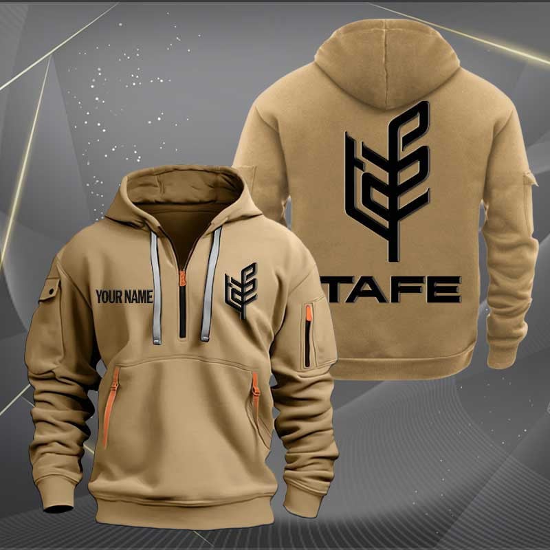 Sportswearmerch Tafe Car Personalized Half Zip Hoodie For Fan