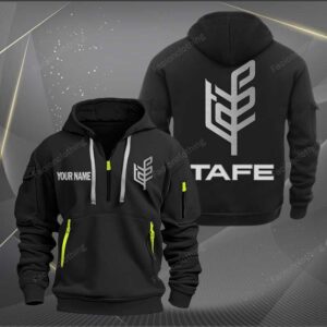 Sportswearmerch Tafe Car Personalized Half Zip Hoodie For Fan