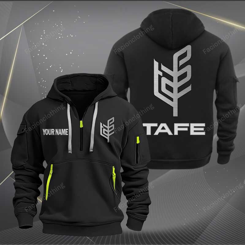 Sportswearmerch Tafe Car Personalized Half Zip Hoodie For Fan