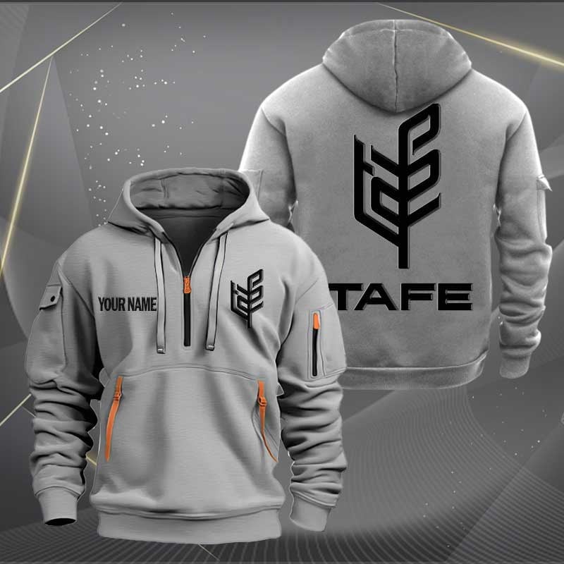 Sportswearmerch Tafe Car Personalized Half Zip Hoodie For Fan