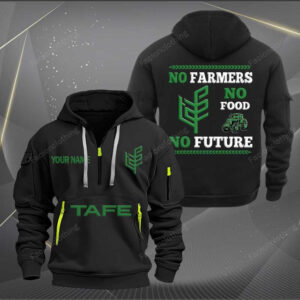 Sportswearmerch Tafe Tractor Personalized Half Zip Hoodie For Fan