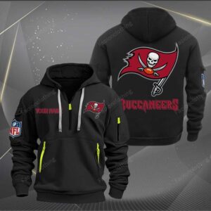 Sportswearmerch Tampa Bay Buccaneers NFL Half Zip Hoodie For Fan
