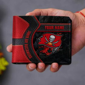 Sportswearmerch Tampa Bay Buccaneers NFL Men Folded Wallet Gift For Fans