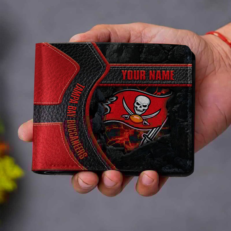 Sportswearmerch Tampa Bay Buccaneers NFL Men Folded Wallet Gift For Fans