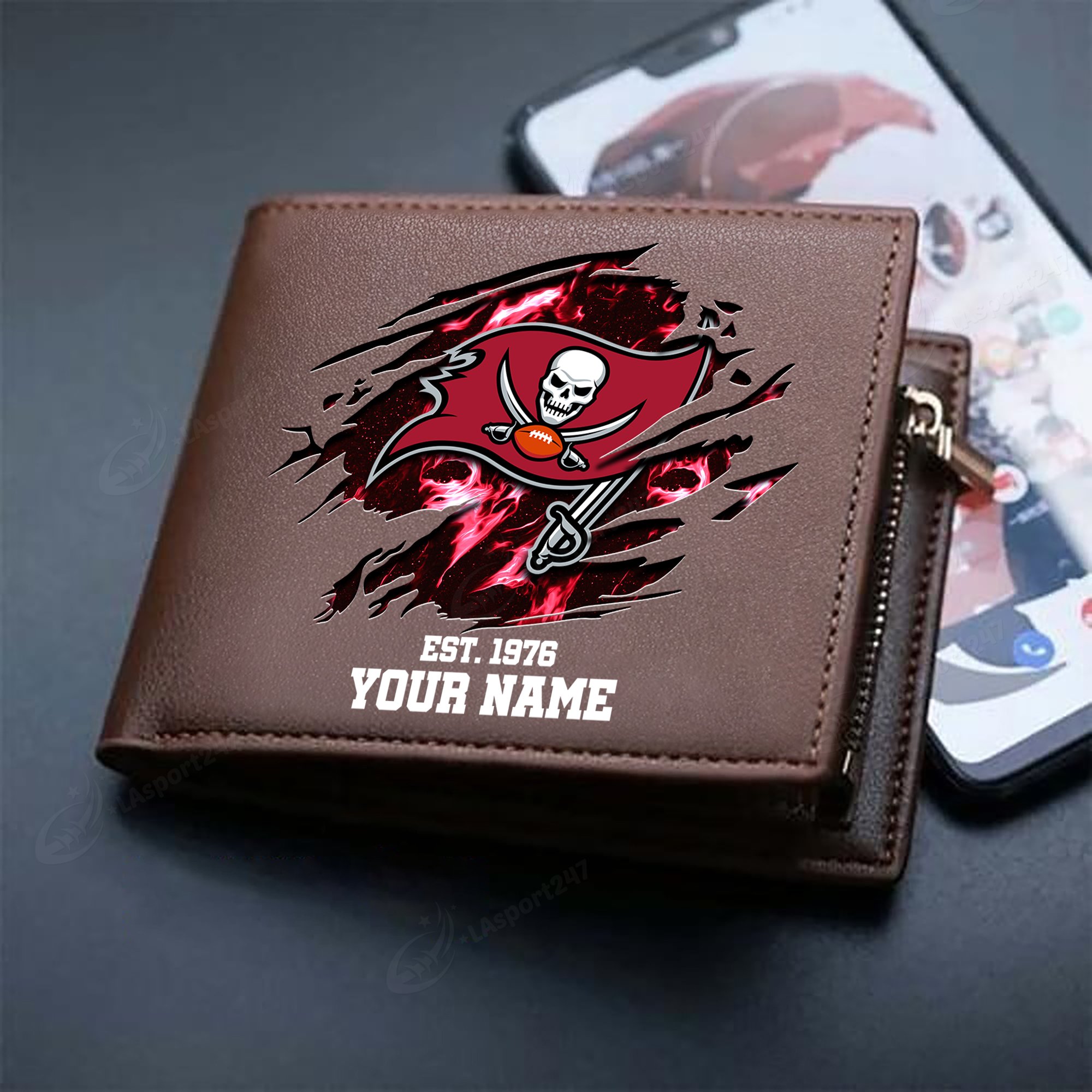 Sportswearmerch Tampa Bay Buccaneers NFL Men Wallet For Fan
