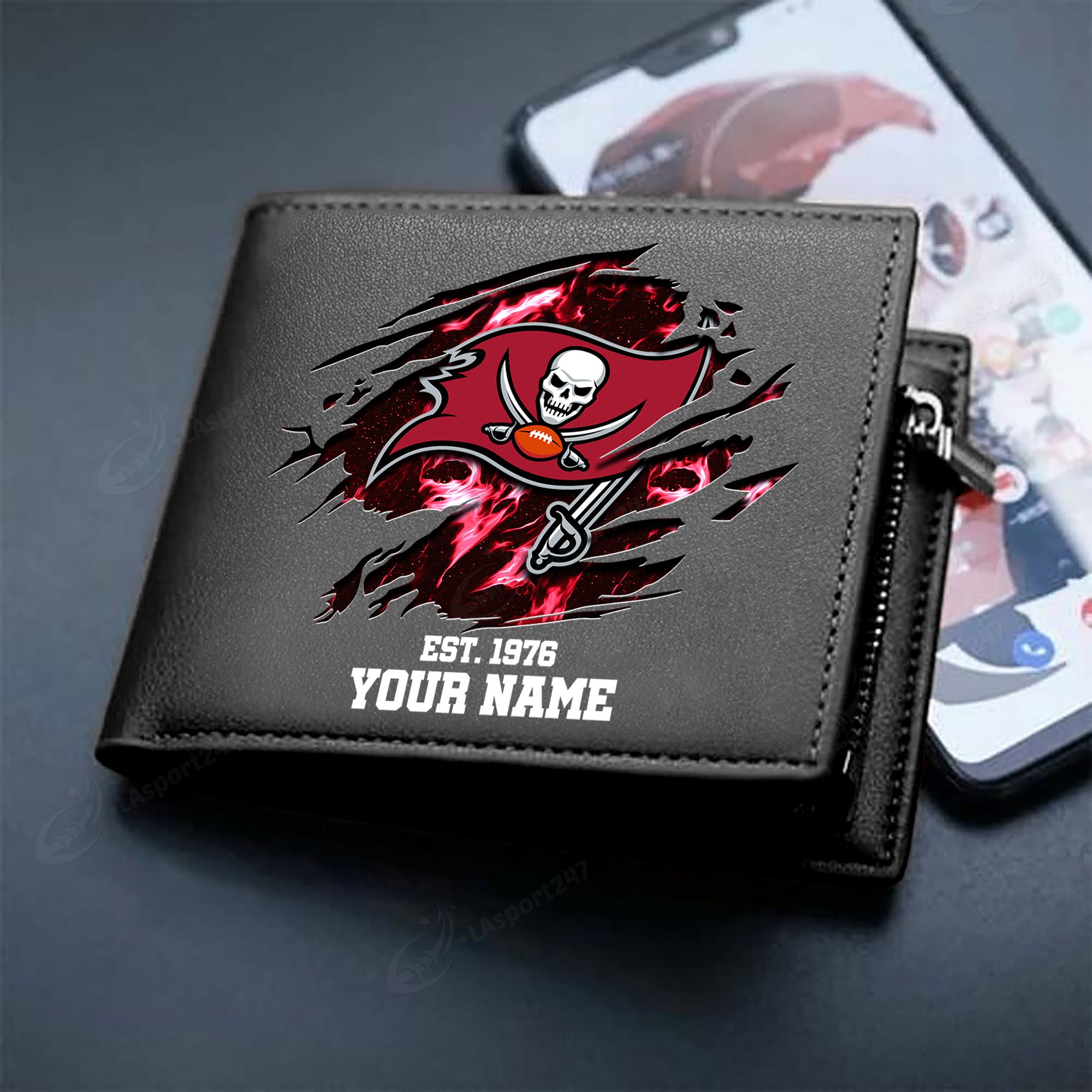 Sportswearmerch Tampa Bay Buccaneers NFL Men Wallet For Fan