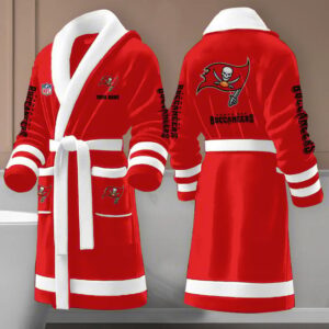Sportswearmerch Tampa Bay Buccaneers NFL New Fleece Bathrobe Personalized Gifts For Fan