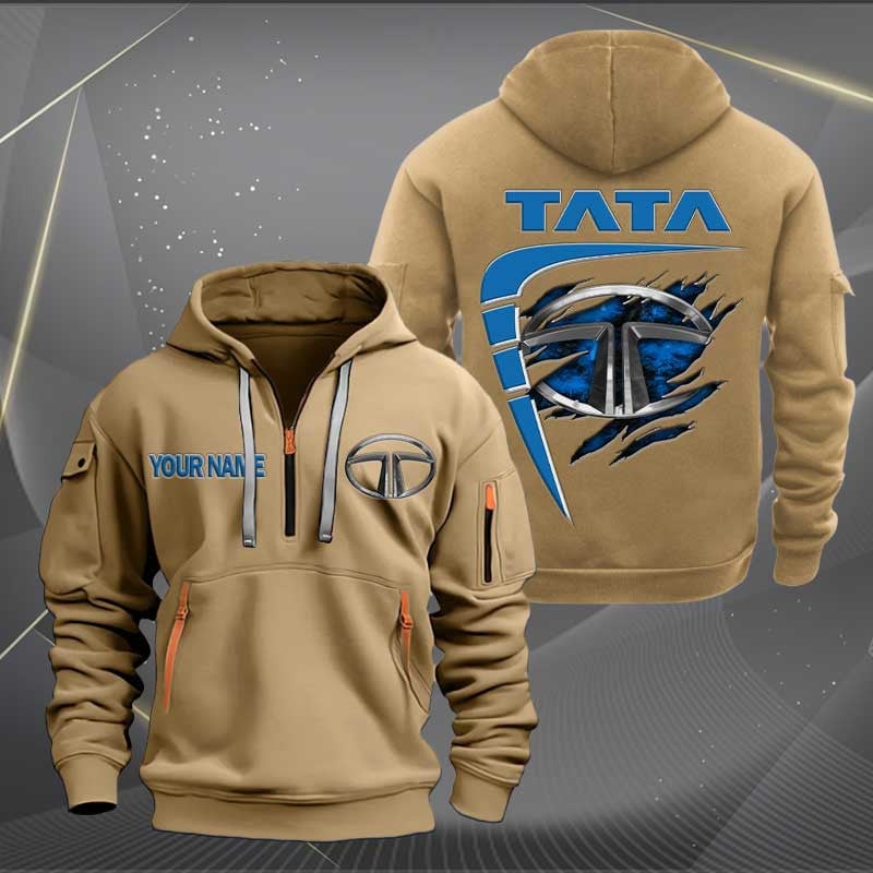 Sportswearmerch Tata Car Personalized Half Zip Hoodie For Fan