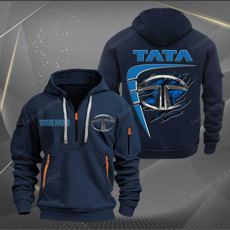Sportswearmerch Tata Car Personalized Half Zip Hoodie For Fan