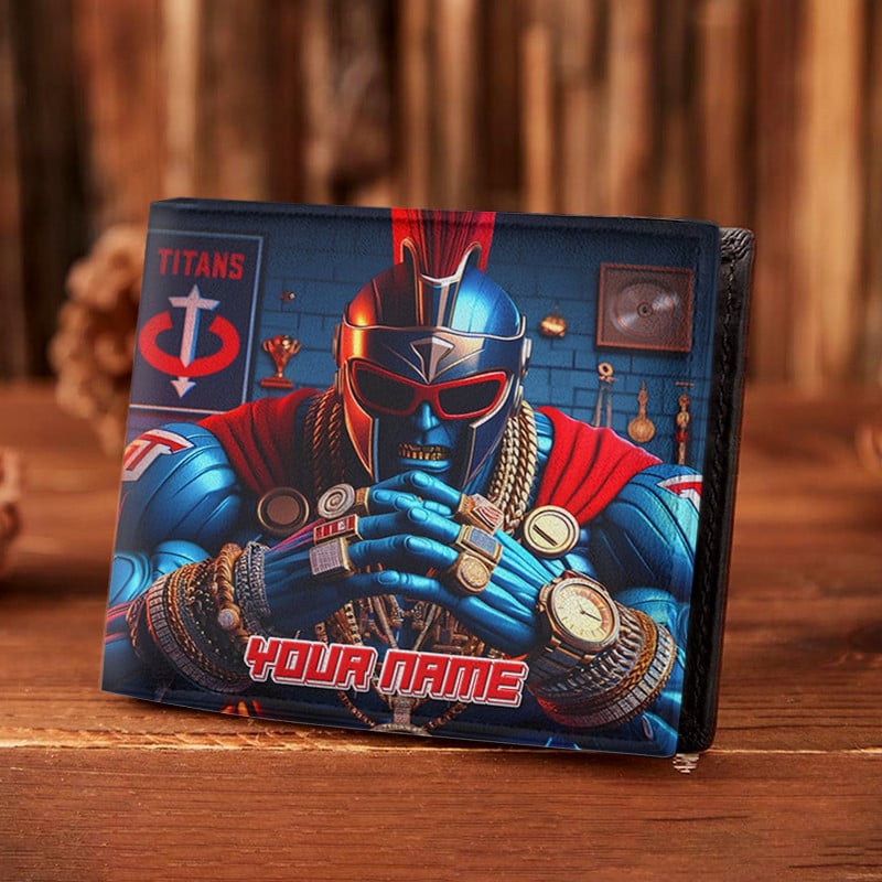 Sportswearmerch Tennessee Titans NFL Folded Wallet Perfect Gift For Fan