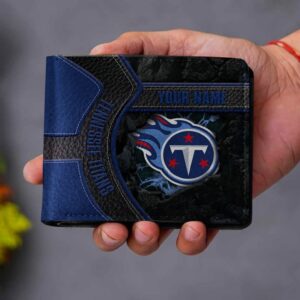 Sportswearmerch Tennessee Titans NFL Men Folded Wallet Gift For Fans
