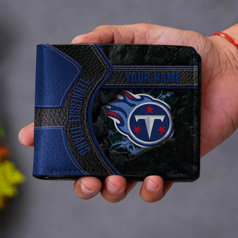 Sportswearmerch Tennessee Titans NFL Men Folded Wallet Gift For Fans