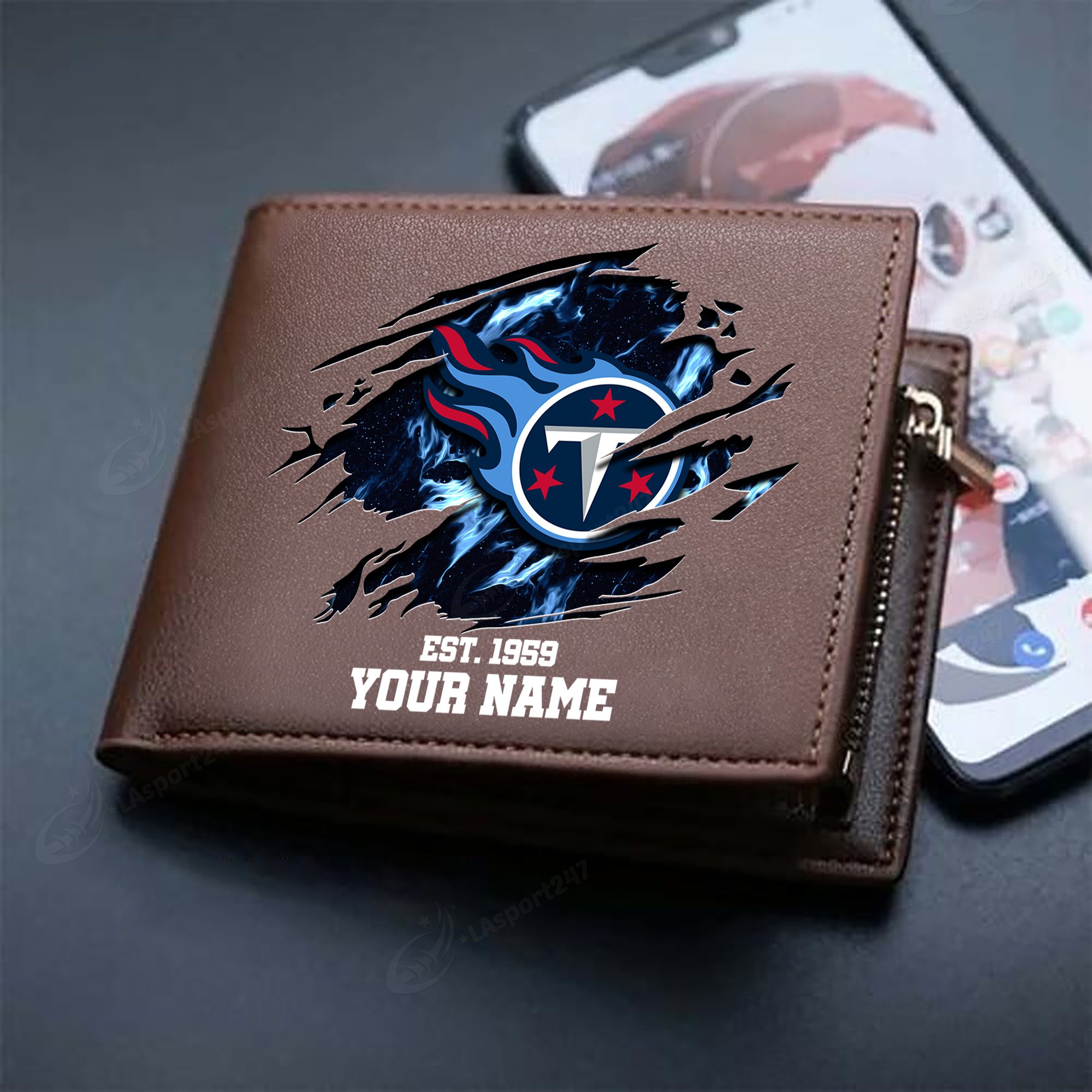 Sportswearmerch Tennessee Titans NFL Men Wallet For Fan
