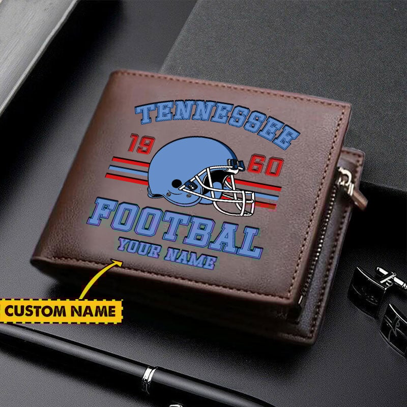 Sportswearmerch Tennessee Titans NFL Personalized Men Wallet For Fan