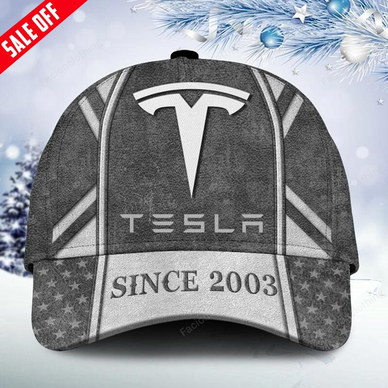 Sportswearmerch Tesla Car Personalized Cap For Fan