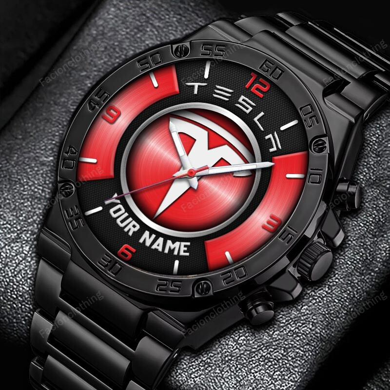 Sportswearmerch Tesla Car Watch For Fan