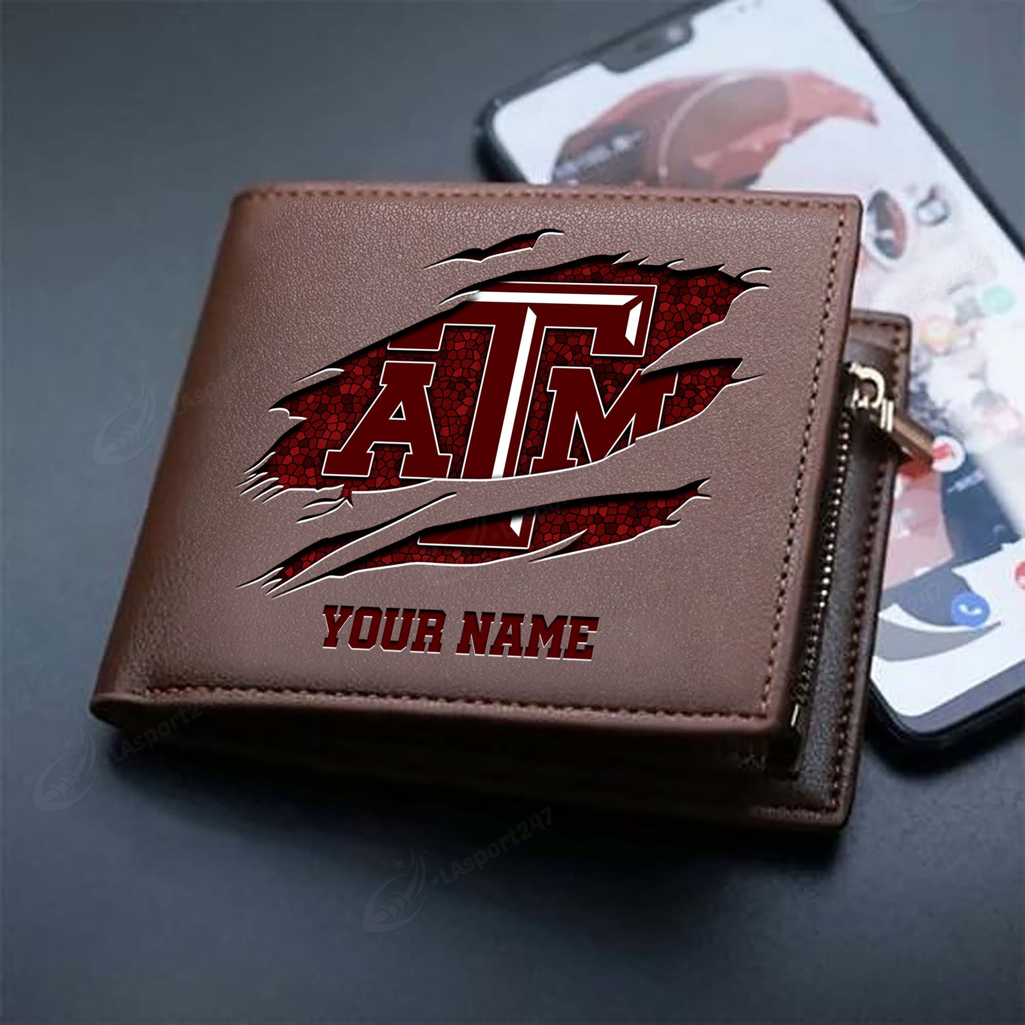 Sportswearmerch Texas A&M Aggies NCAA Men Wallet For Fan