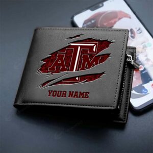 Sportswearmerch Texas A&M Aggies NCAA Men Wallet For Fan