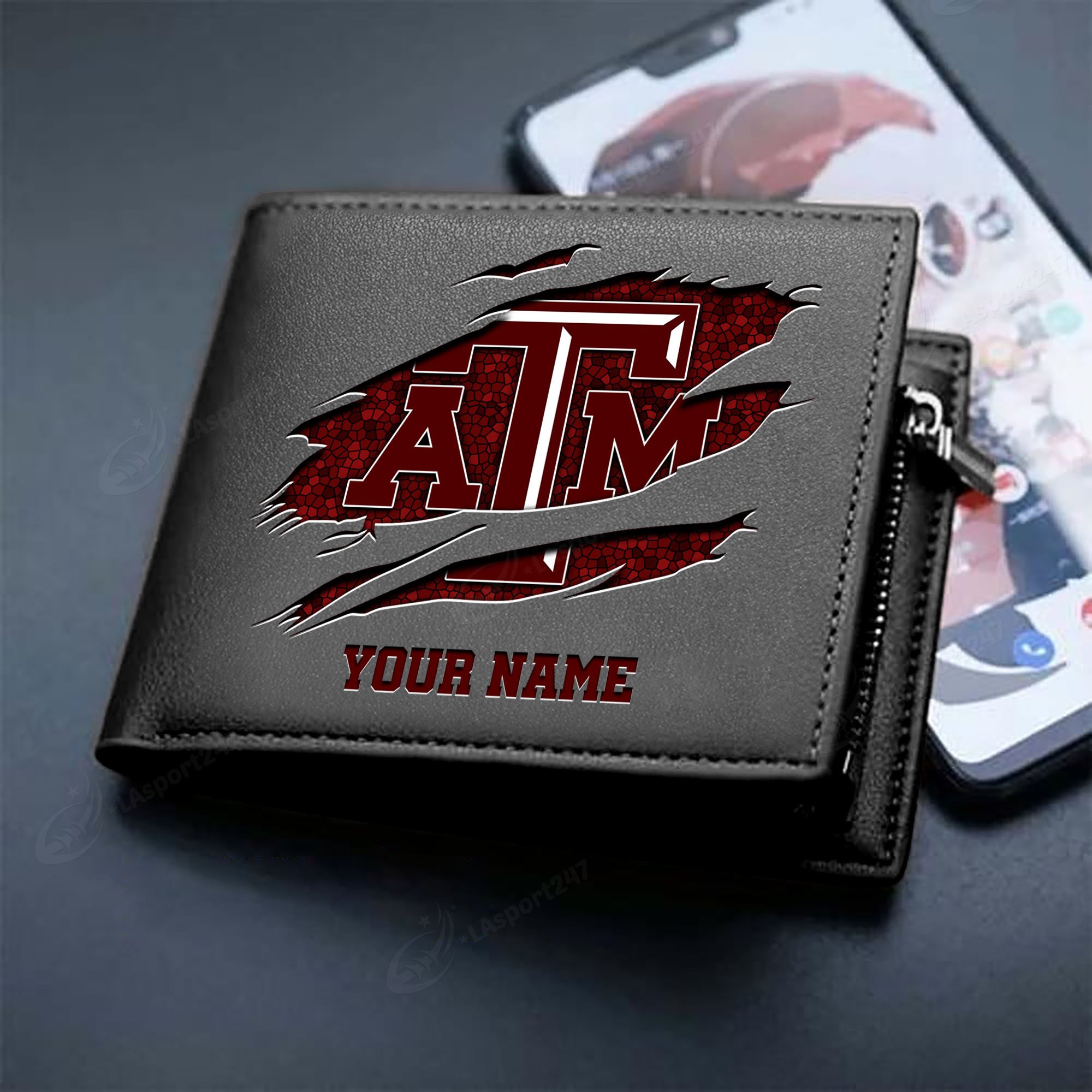 Sportswearmerch Texas A&M Aggies NCAA Men Wallet For Fan