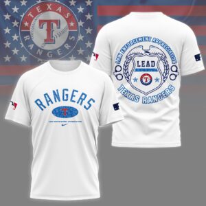 Sportswearmerch Texas Rangers MLB Personalized T-shirt For Fan