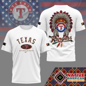 Sportswearmerch Texas Rangers MLB Personalized T-shirt For Fan