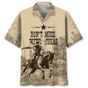 Sportswearmerch Texas State Cowboy Vintage Hawaiian Shirt For Fan