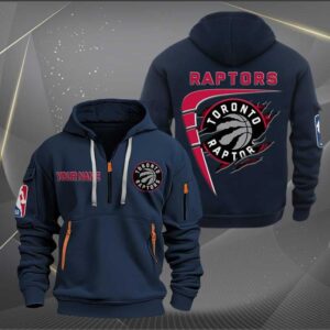 Sportswearmerch Toronto Raptors NBA Personalized Half Zip Hoodie For Fan