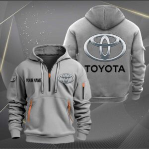 Sportswearmerch Toyota Car Personalized Half Zip Hoodie For Fan