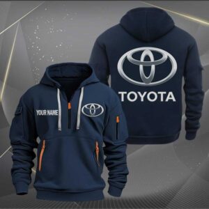 Sportswearmerch Toyota Car Personalized Half Zip Hoodie For Fan