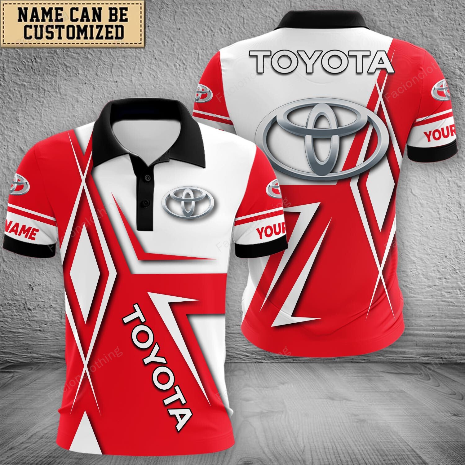 Sportswearmerch Toyota Car Polo Shirt For Fan