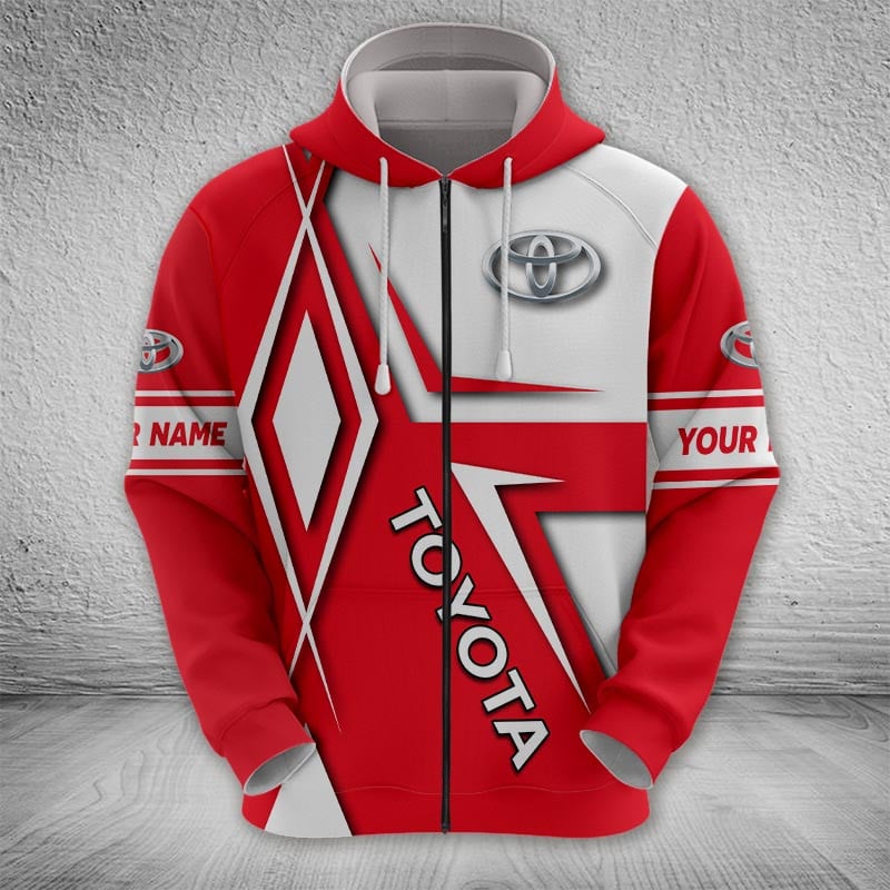 Sportswearmerch Toyota Car Zip Hoodie For Fan