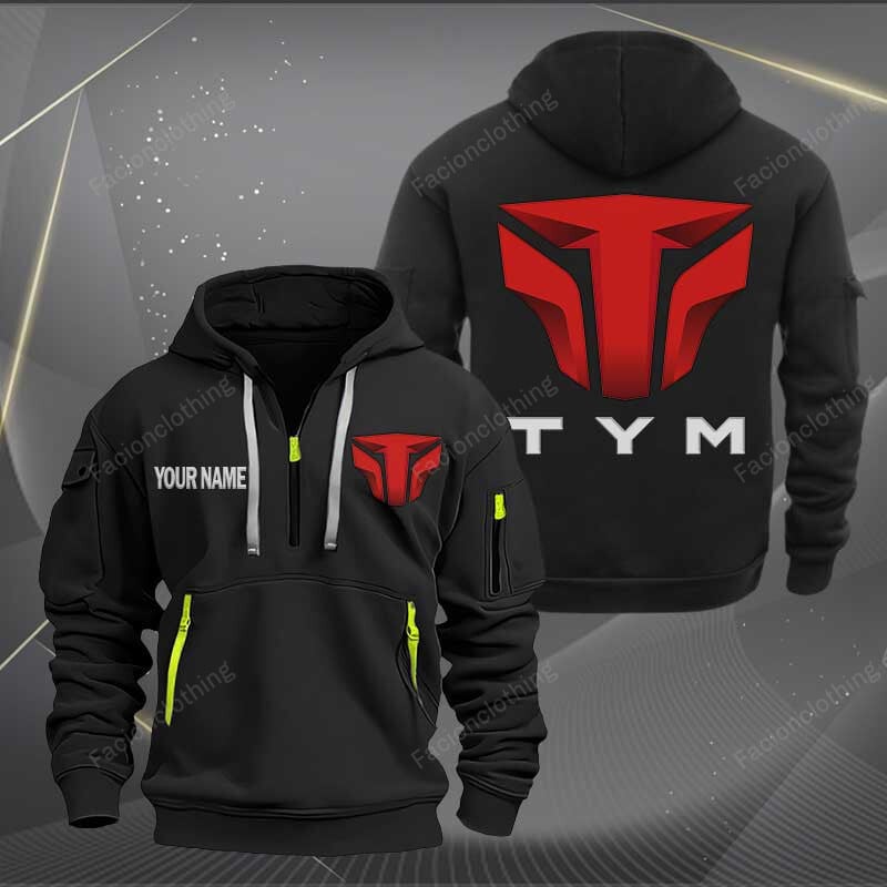 Sportswearmerch TYM Tractors Car Personalized Half Zip Hoodie For Fan