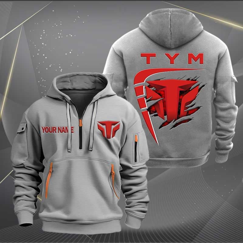 Sportswearmerch TYM Tractors Personalized Half Zip Hoodie For Fan