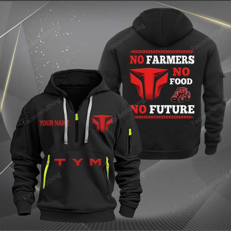 Sportswearmerch TYM Tractors Personalized Half Zip Hoodie For Fan