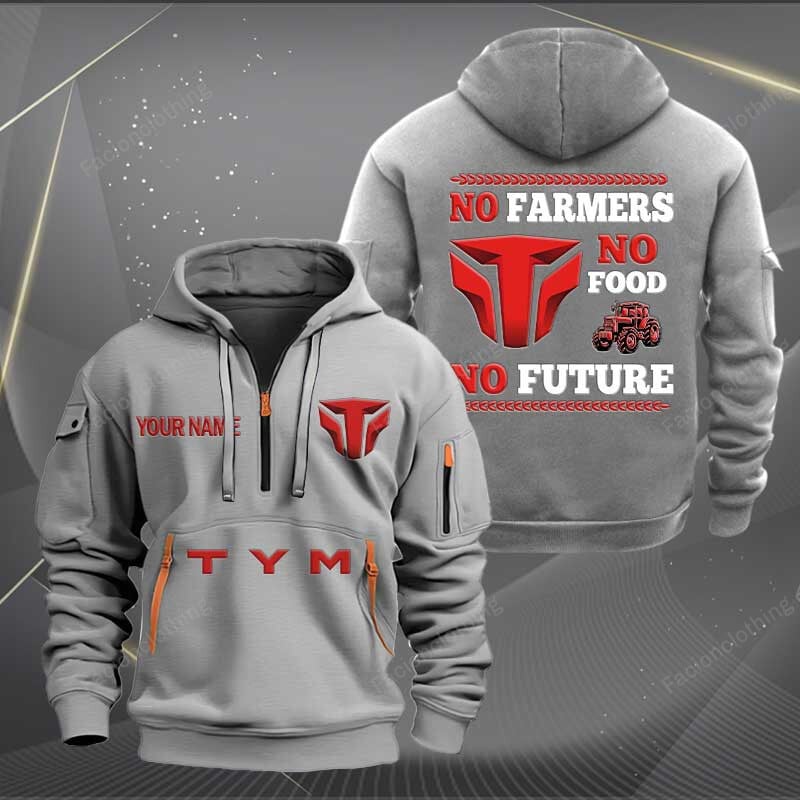Sportswearmerch TYM Tractors Personalized Half Zip Hoodie For Fan