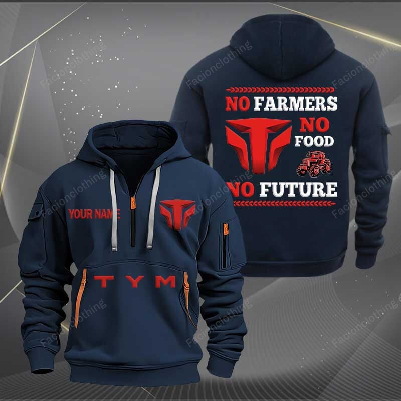 Sportswearmerch TYM Tractors Personalized Half Zip Hoodie For Fan