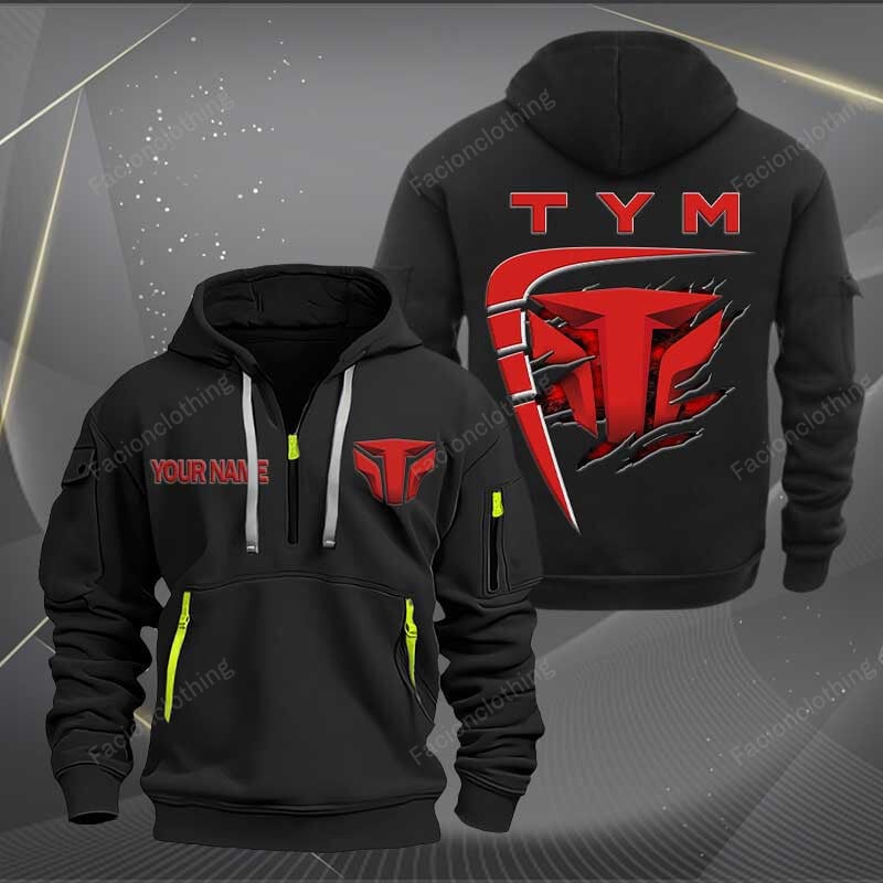 Sportswearmerch TYM Tractors Personalized Half Zip Hoodie For Fan