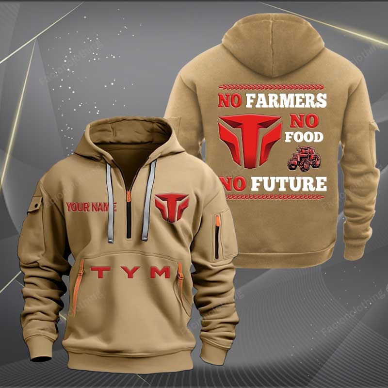 Sportswearmerch TYM Tractors Personalized Half Zip Hoodie For Fan