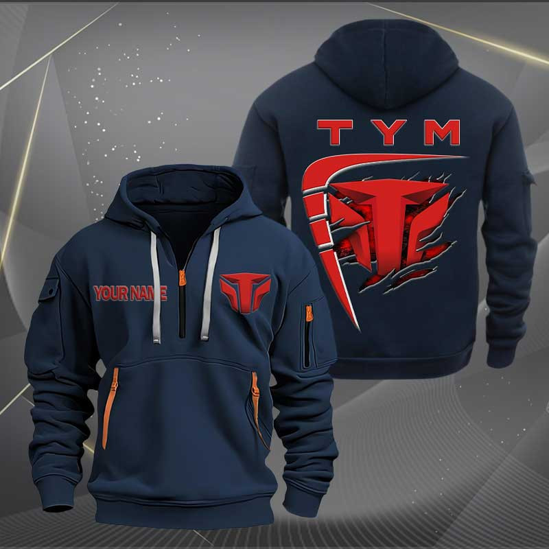 Sportswearmerch TYM Tractors Personalized Half Zip Hoodie For Fan