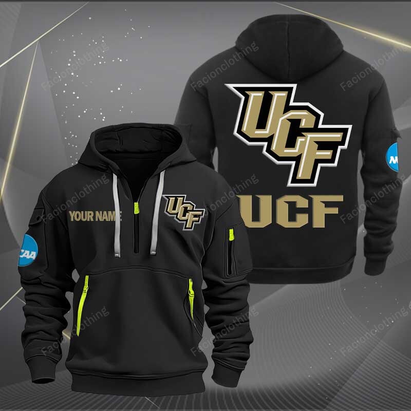 Sportswearmerch UCF Knights NCAA Personalized Half Zip Hoodie For Fan
