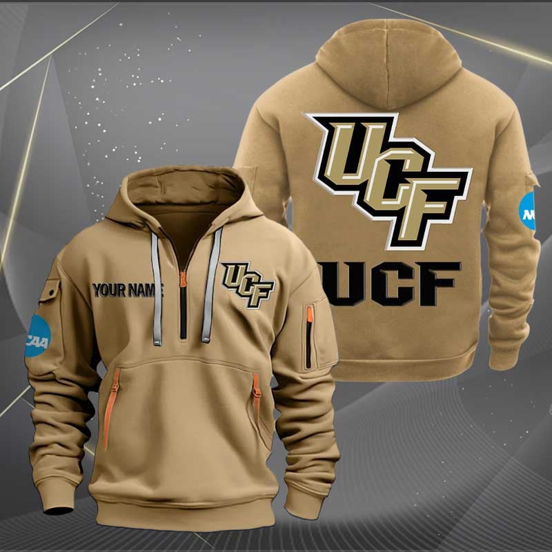 Sportswearmerch UCF Knights NCAA Personalized Half Zip Hoodie For Fan