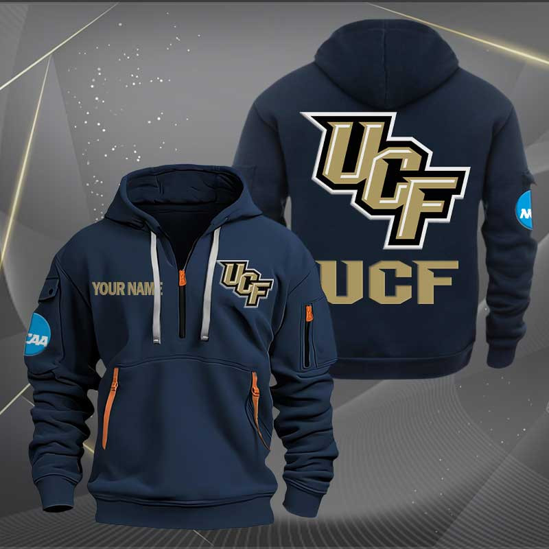 Sportswearmerch UCF Knights NCAA Personalized Half Zip Hoodie For Fan