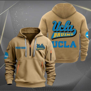 Sportswearmerch UCLA Bruins NCAA Personalized Half Zip Hoodie For Fan