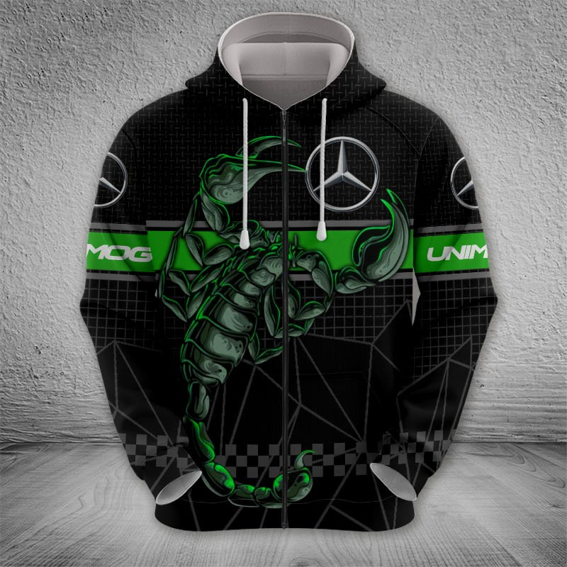 Sportswearmerch Unimog MB Trucks Zip Hoodie For Fan